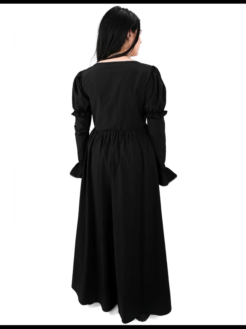 Foxblood ELLEN PUFF SLEEVE DUSTER - Picture 3 of 5